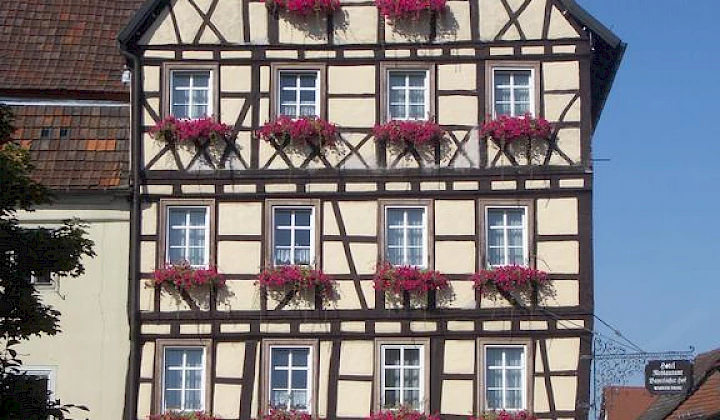 Hotel Bayerischer Hof in Münnerstadt bei Sulzdorf an der Lederhecke