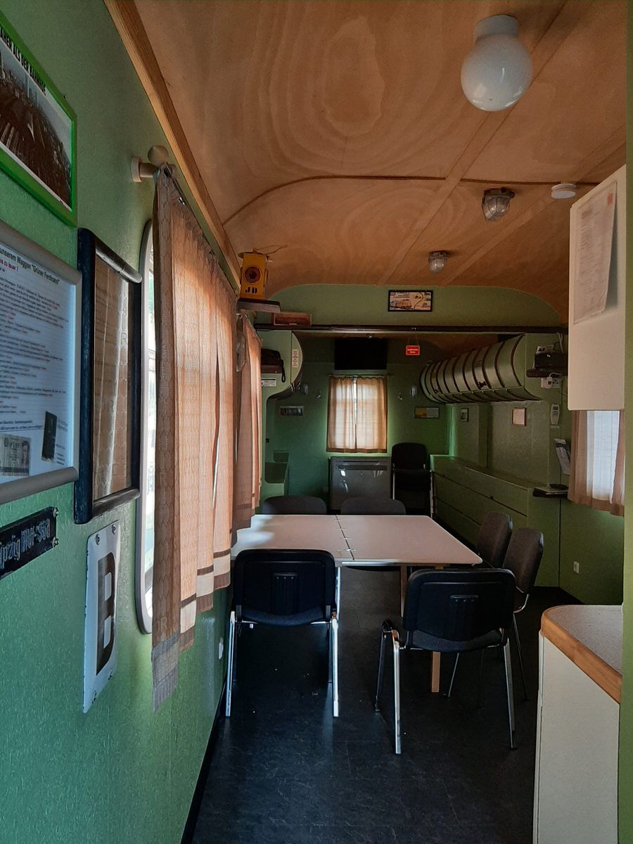  Eisenbahnwaggon in Ortrand