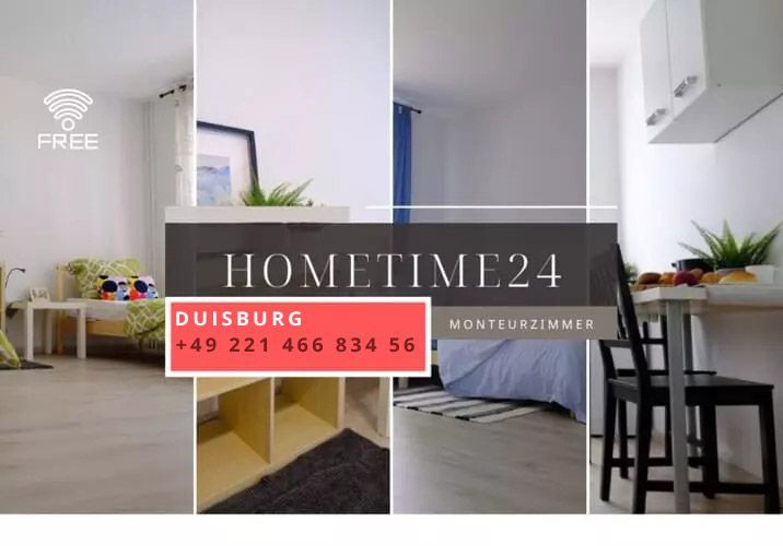 Hometime24 Monteurzimmer in Duisburg bei Dümpten