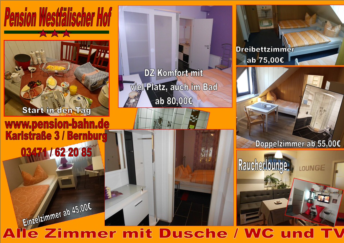 Pension Westfälischer Hof in Bernburg