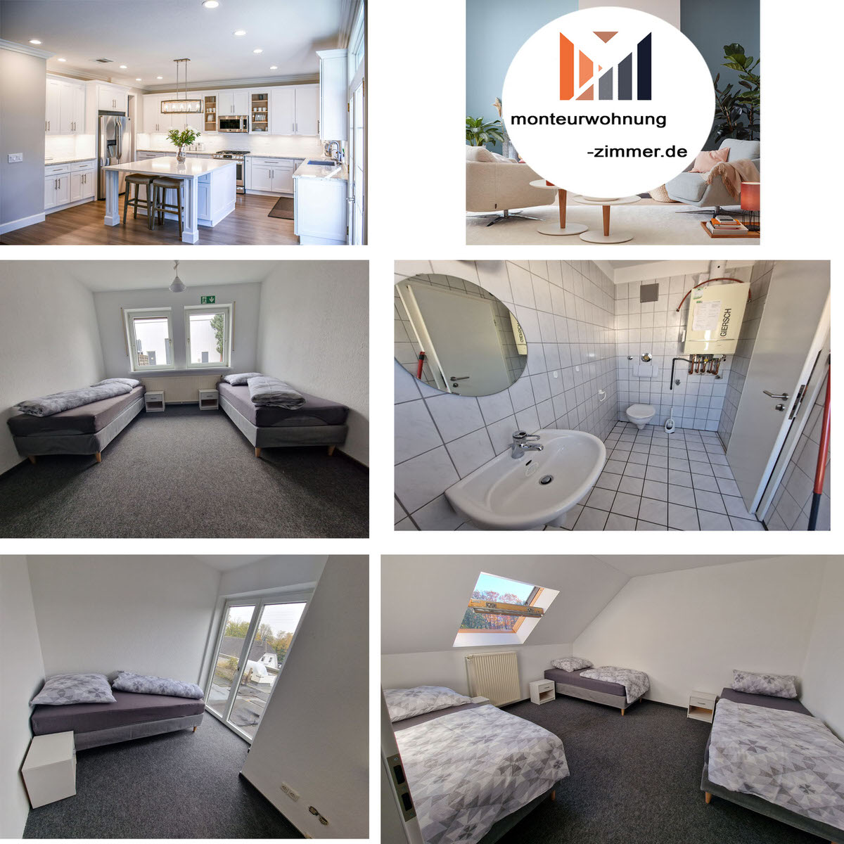 Monteurwohnung-Zimmer in Iserlohn